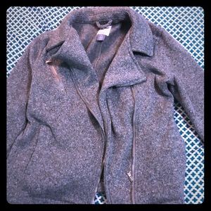gray jacket, knitted, size 10/12, old navy